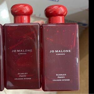 Jo Malone London 2 Bottle 
Scarlet Poppy Cologne Intense 3.4oz / 100ml No box